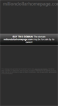 Mobile Screenshot of miliondollarhomepage.com